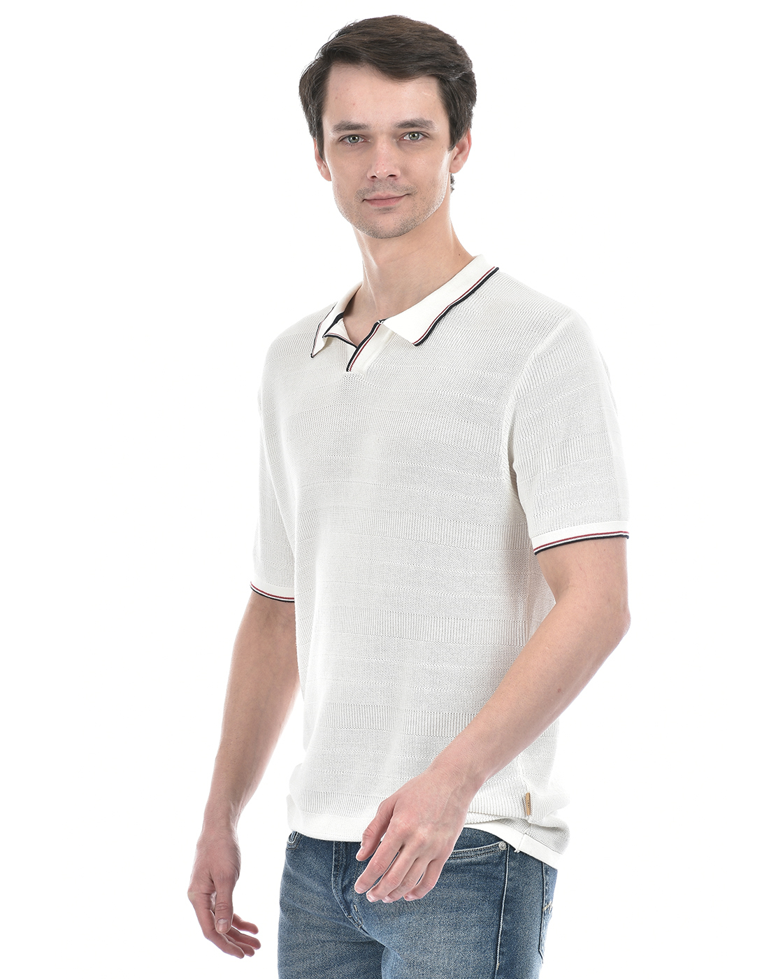 Numero Uno Men Solid White T-Shirt